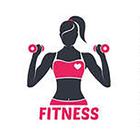 fitness and women 아이콘