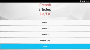 learn frensh articles le/la capture d'écran 1