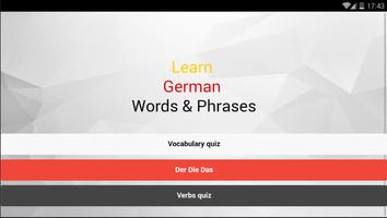 learn German words capture d'écran 1