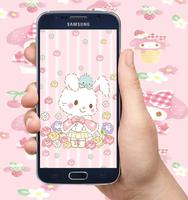 My Melody Wallpapers Sanrio Cute HD captura de pantalla 2
