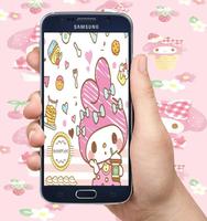 My Melody Wallpapers Sanrio Cute HD captura de pantalla 3
