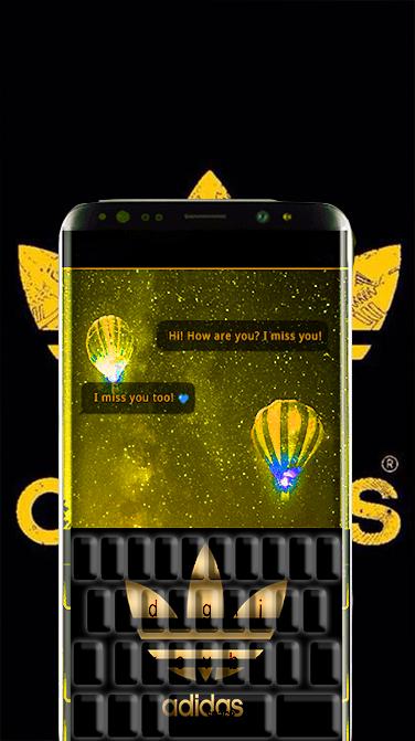 Keyboard GOLD ADIDAS for Android - APK Download