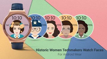 Historic Women Watch Faces الملصق