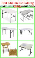 Best Minimalist Folding Table Affiche