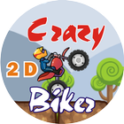 Crazy Biker 2D icône