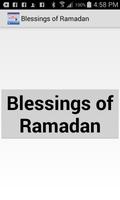 Islamic Blessings of Ramadan poster