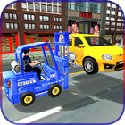 도시 경찰 자동차 리프터 게임 3D 아이콘