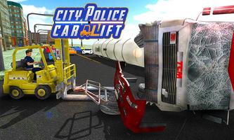 City Police Car Lifter Cartaz