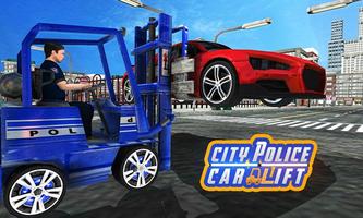도시 경찰 자동차 리프터 게임 3D 스크린샷 1