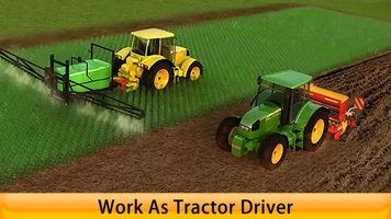 Tractor Farming Simulator Free Affiche