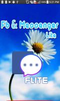 Fb and Messenger Lite plakat