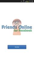 Friends Online for Facebook Affiche