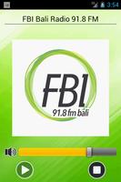 FBI Bali Radio 91.8 FM Plakat