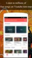 Free stream music player for YouTube poster