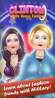 Clinton - White House Fashion Affiche