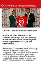 FC Dinamo Bucuresti Oficial Screenshot 2