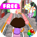 subway dora city run : collect candies APK