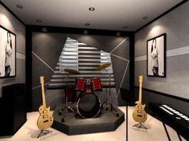 Home Music Room Design poster