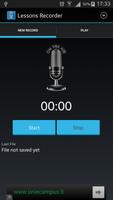 Lessons Recorder โปสเตอร์