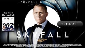 Skyfall Gun Barrel الملصق