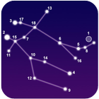 Sternkarte, Night Sky Map, Constellation Finder Zeichen