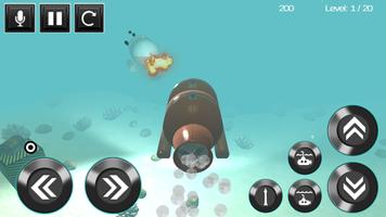 submarine torpedo war 3D capture d'écran 1