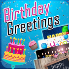 Birthday Greetings eCard Maker icône