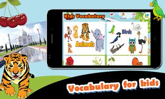 kids vocabulary Cartaz