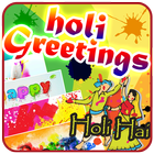 Holi Greetings eCard Maker icône