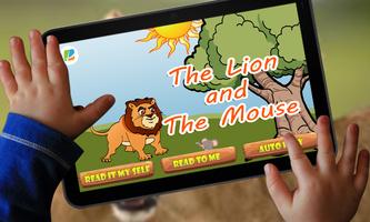 Lion and Mouse Kids Story پوسٹر