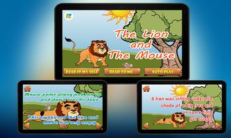 Lion and Mouse Kids Story ảnh chụp màn hình 2