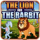 Lion and Rabbit Kids Story أيقونة