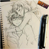 Drawing Anime Couple Ideas icône