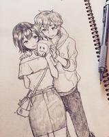 Drawing Anime Couple Ideas اسکرین شاٹ 2