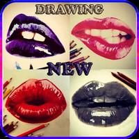 Drawing Lips Ideas Affiche