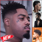 Fade Black Men Hairstyle Zeichen