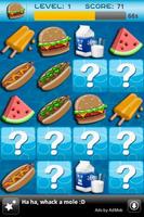 Memory Game For Kids-Fast Food capture d'écran 1