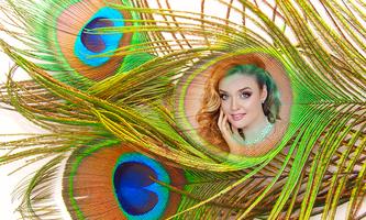 Peacock Feather Photo Frame HD স্ক্রিনশট 3