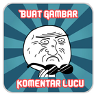 Buat Gambar Komentar Lucu ícone