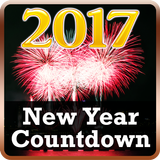 New Year Countdown DARK theme أيقونة