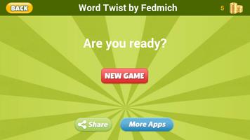 Word Twist game by Fedmich Affiche