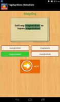 Tagalog Idioms (Proverbs game) capture d'écran 1