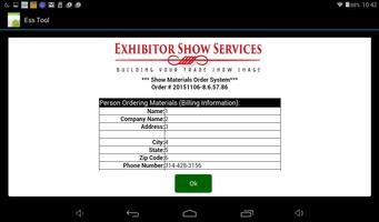 Exhibitor Show Services Tool screenshot 3