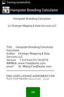 Hamster Breeding Calculator capture d'écran 2