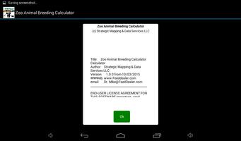 Zoo Animal Breeding Calculator captura de pantalla 2