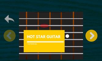 Hot star Guitar Affiche
