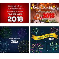 happy new year 2018 Affiche