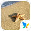 Starfish in the sun 91 Launcher Theme