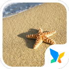 Starfish in the sun أيقونة