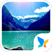 The sun shines 91 Launcher Theme
